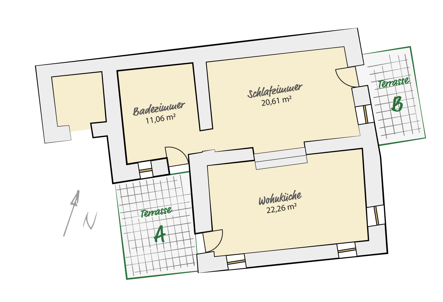 Grundriss Appartement Prosano