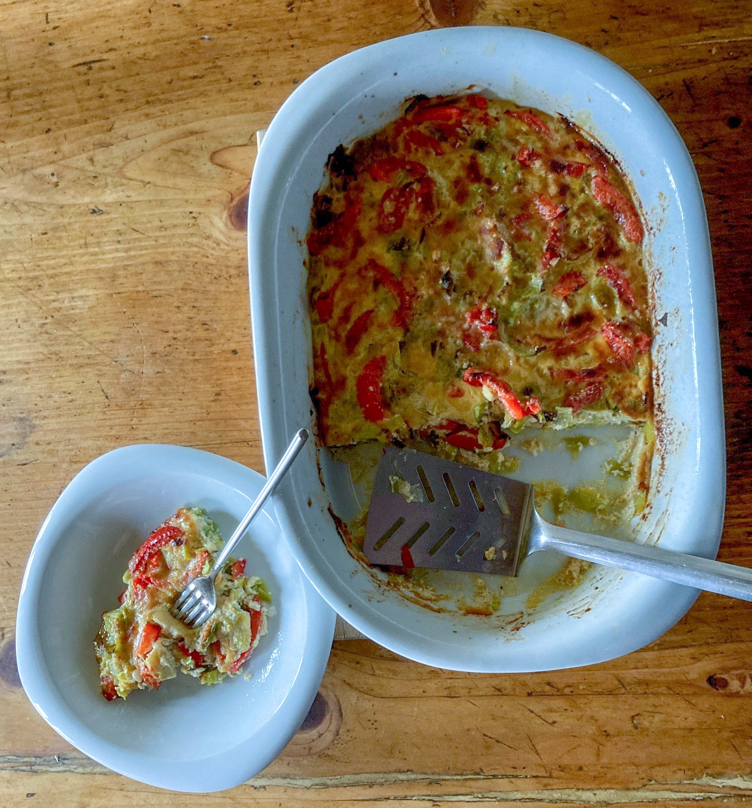 Lauch - Ricotta-Auflauf