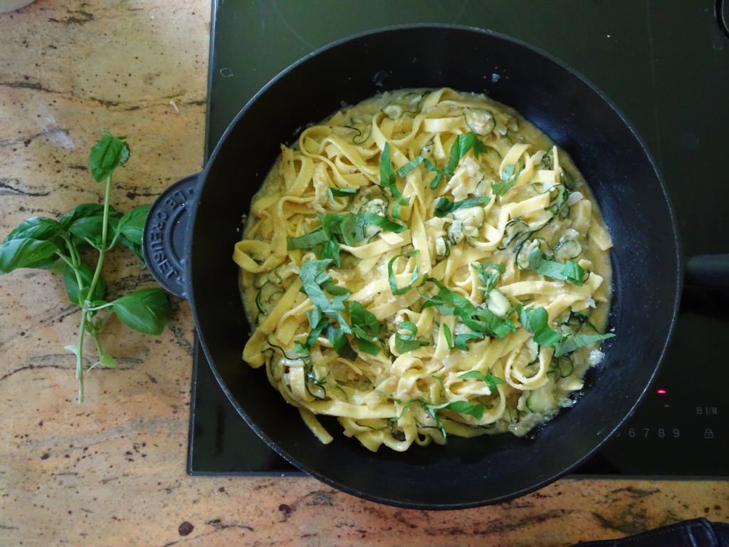 Zucchini-Carbonara