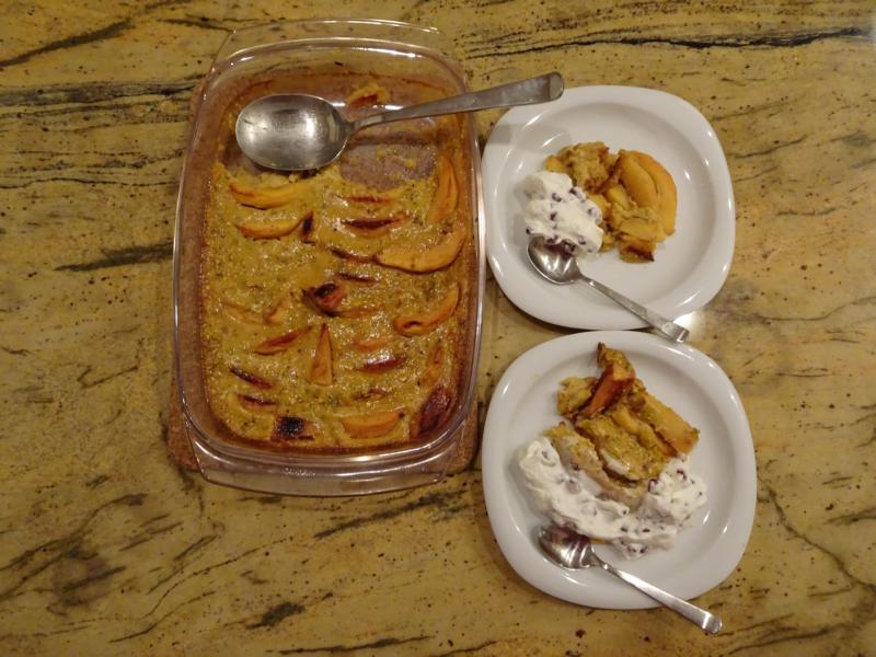 Gratin von Quitten mit Guss